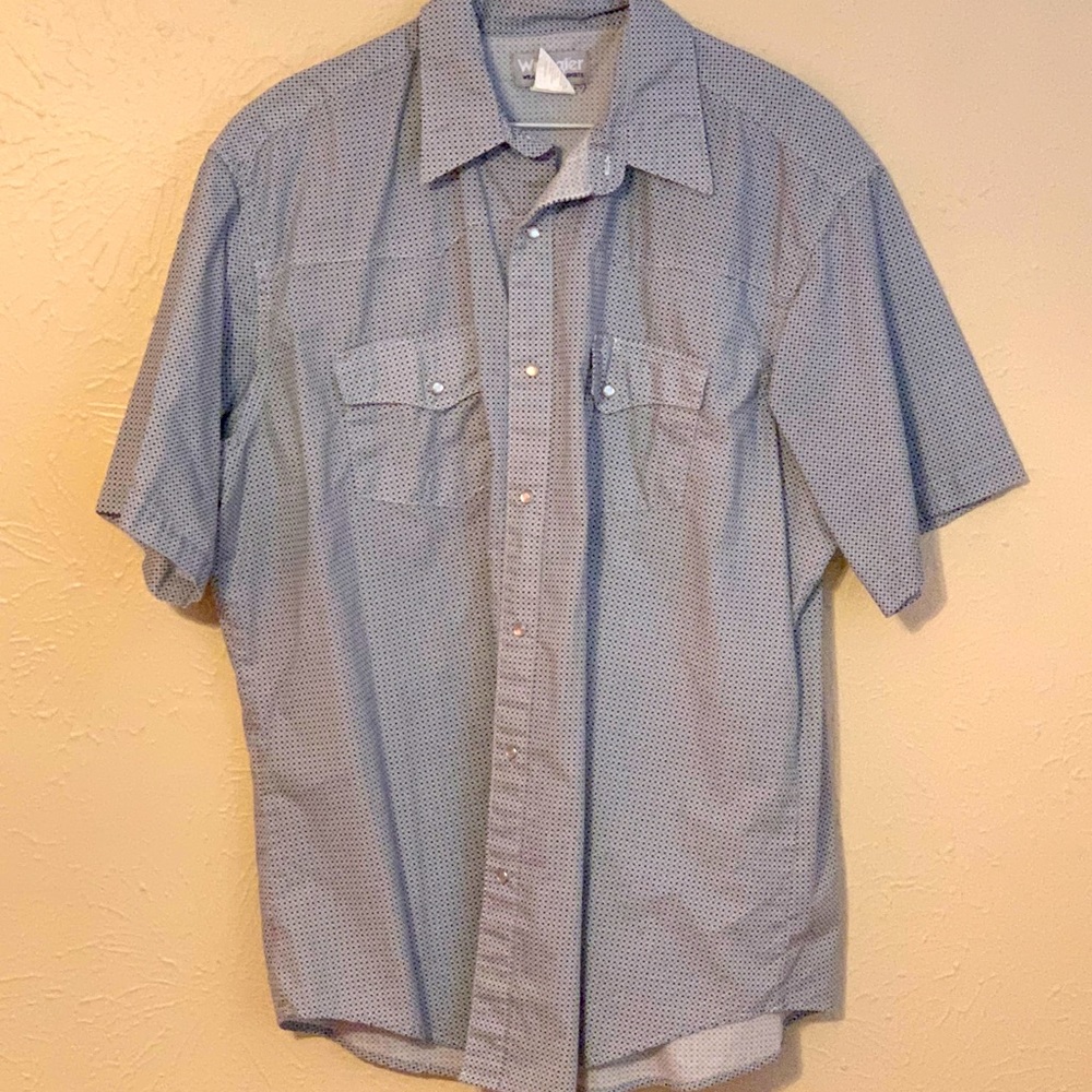 Wrangler Pearl Snap Work Shirt